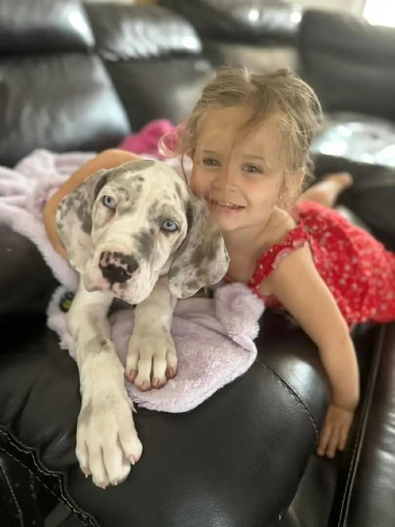 Amanda Roberts with Bella
