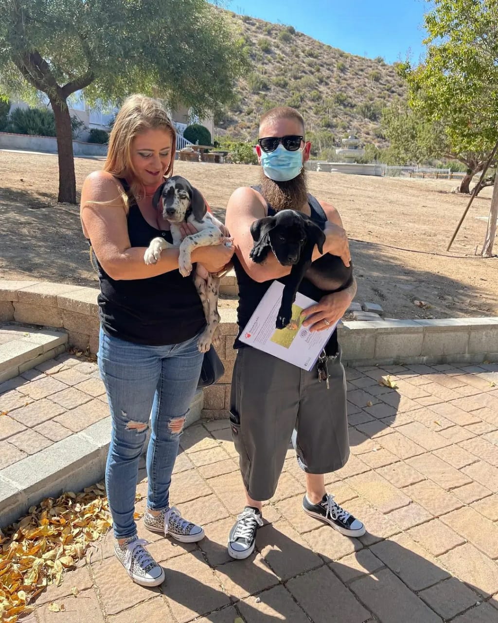David & Lisa Martinez with Duchess