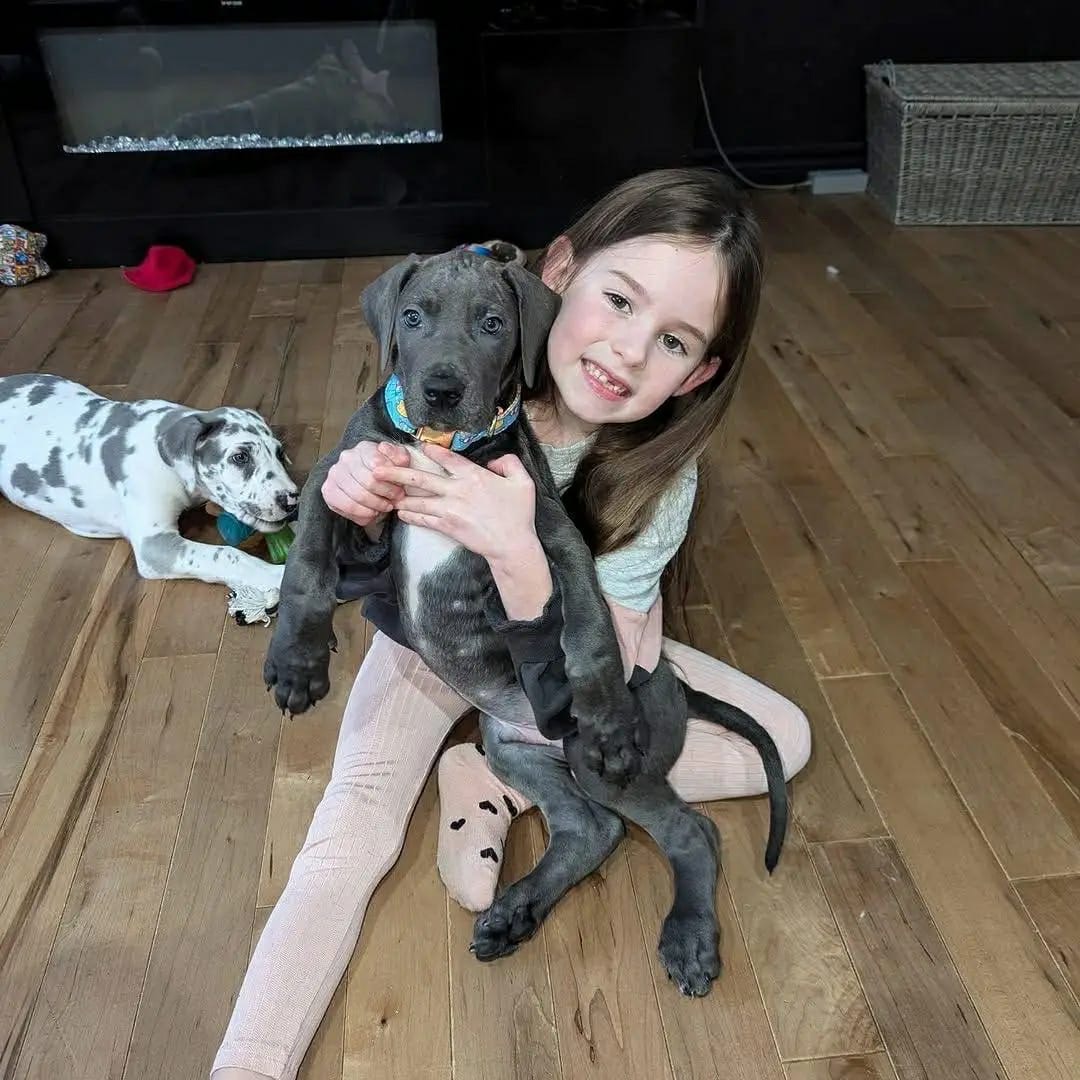 Sarah Johnson with Luna
